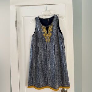 THML Sleeveless Bamboo Print Dress
